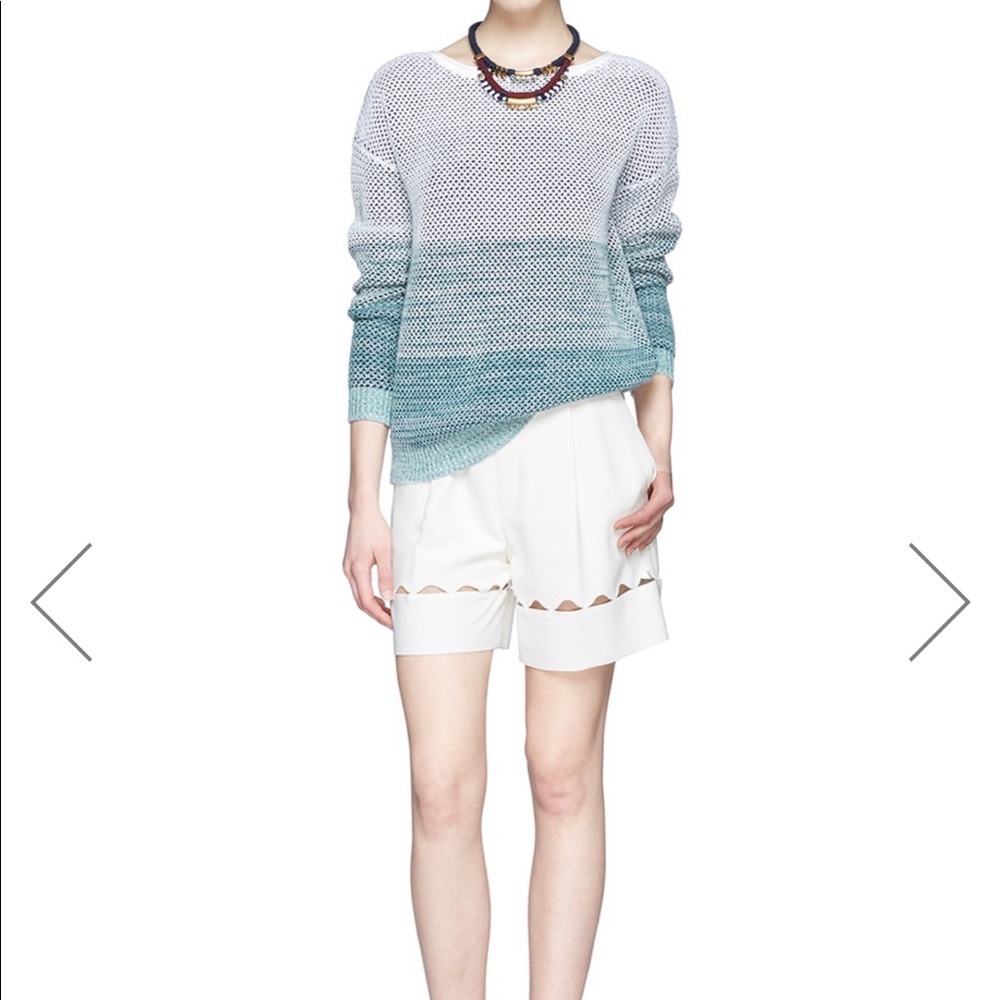 Vince Ombré Cotton Sweater M